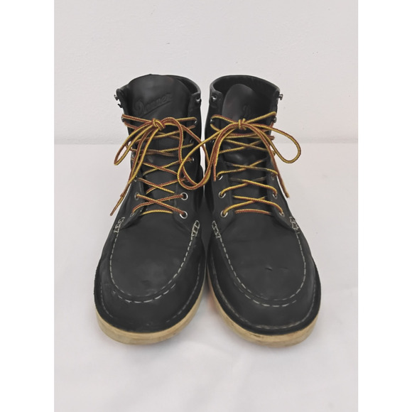 Danner Bull Run Moc Toe Work Boots Men\'s 11.5 Black Steel Toe Lace Up *W4778 main image 15